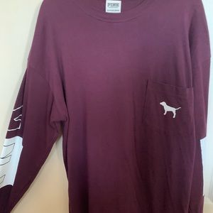 Maroon PINK Tshirt